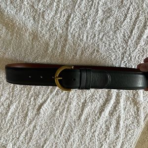 COACH BLACK LEATHER BELT.. SIZE MEDIUM… 34” LONG… EXCELLENT CONDITION